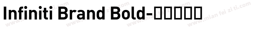Infiniti Brand Bold字体转换
